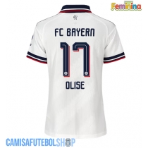 Camisa de time de futebol Bayern Munich Michael Olise #17 Replicas 2º Equipamento Feminina 2026-27 Manga Curta